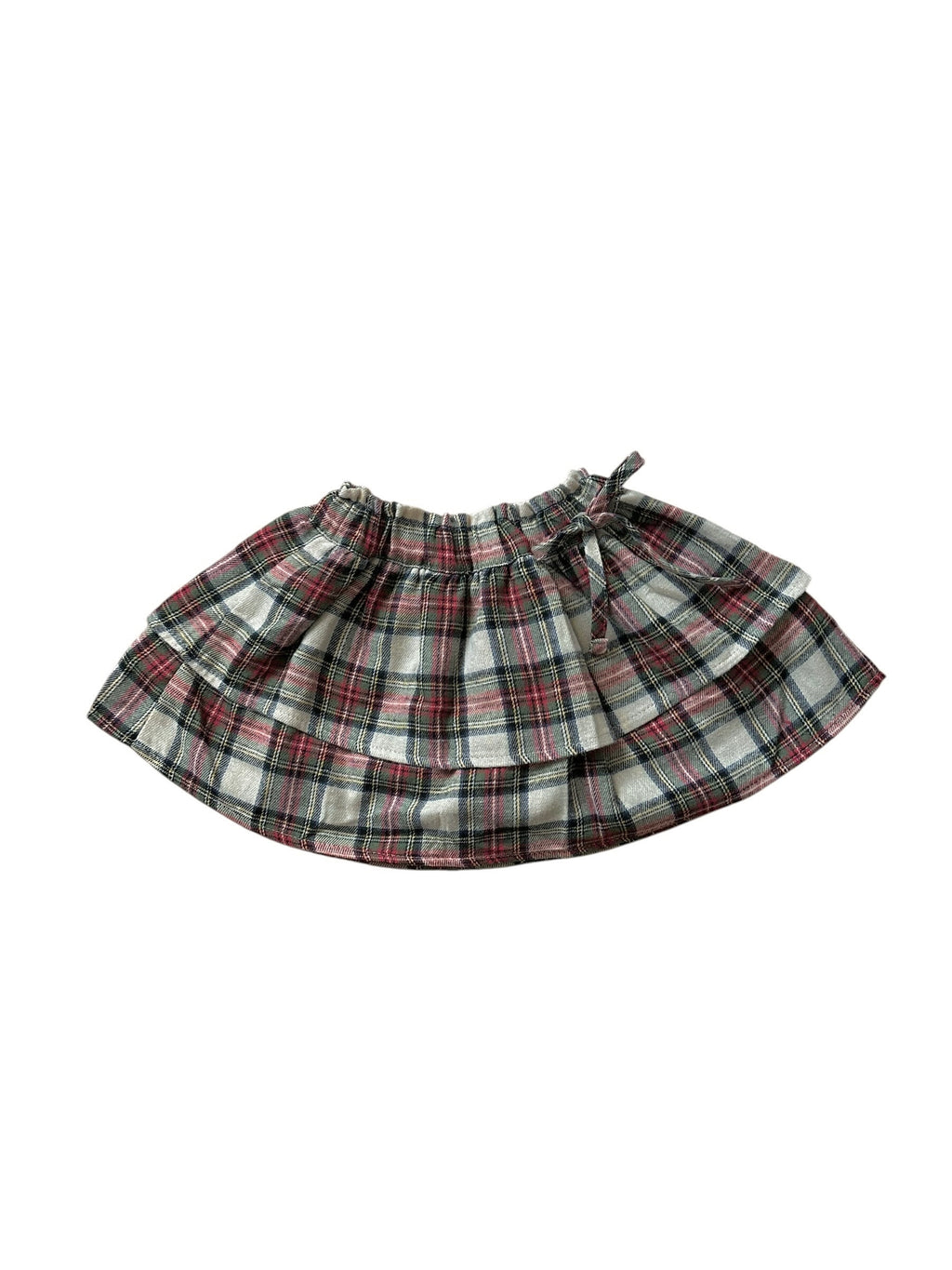 Tartan Plaid Tiered Skirt
