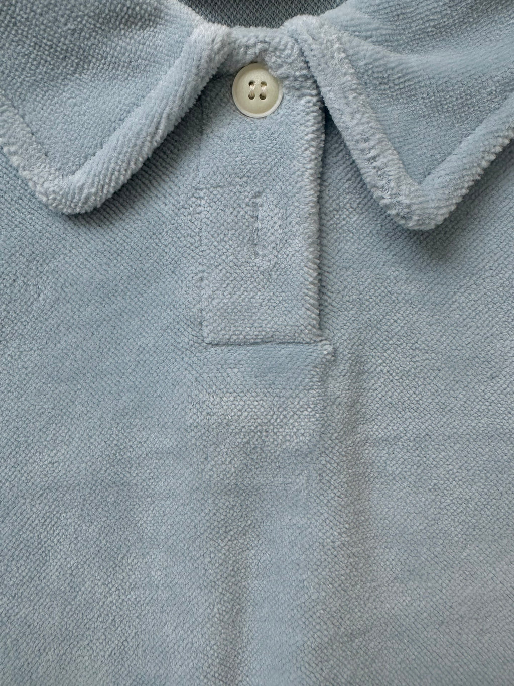 Velour Collar Sweatshirt