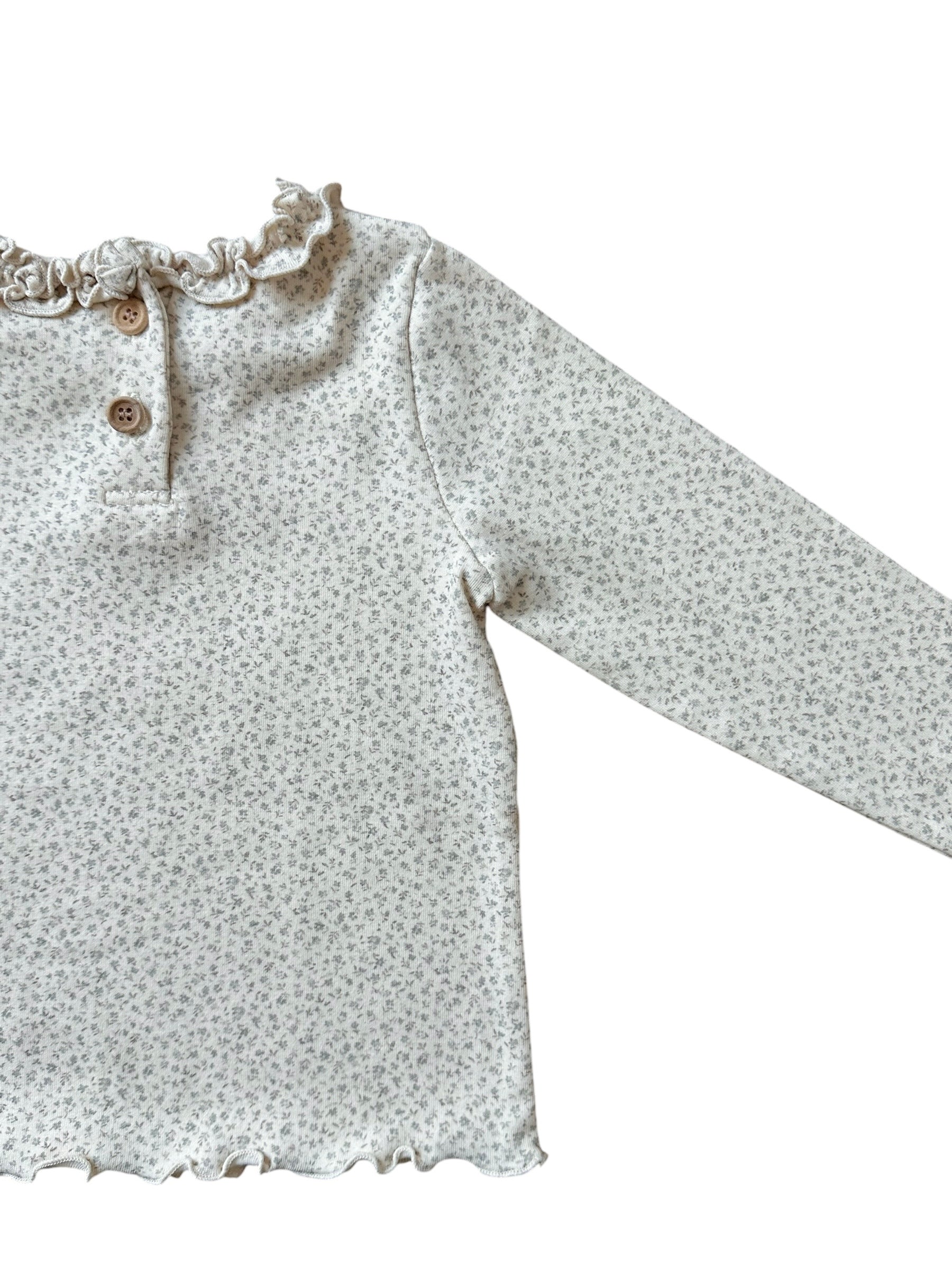 Ditsy Floral Frill Tee