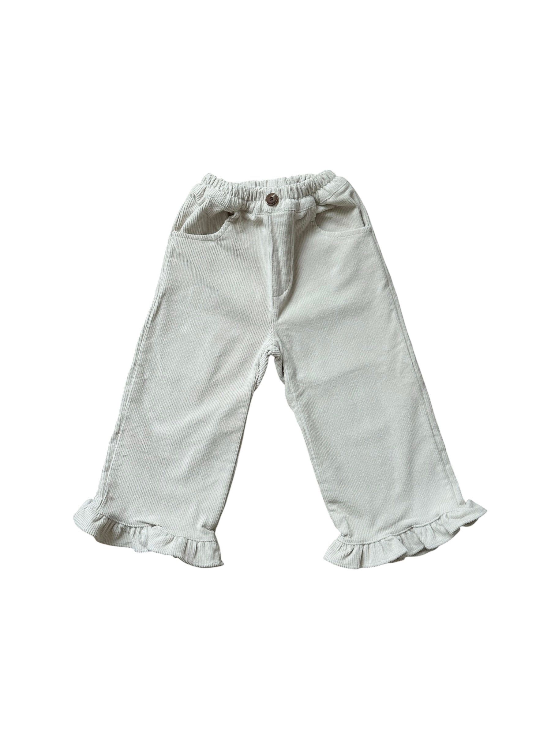 Butter Cream Corduroy Pants
