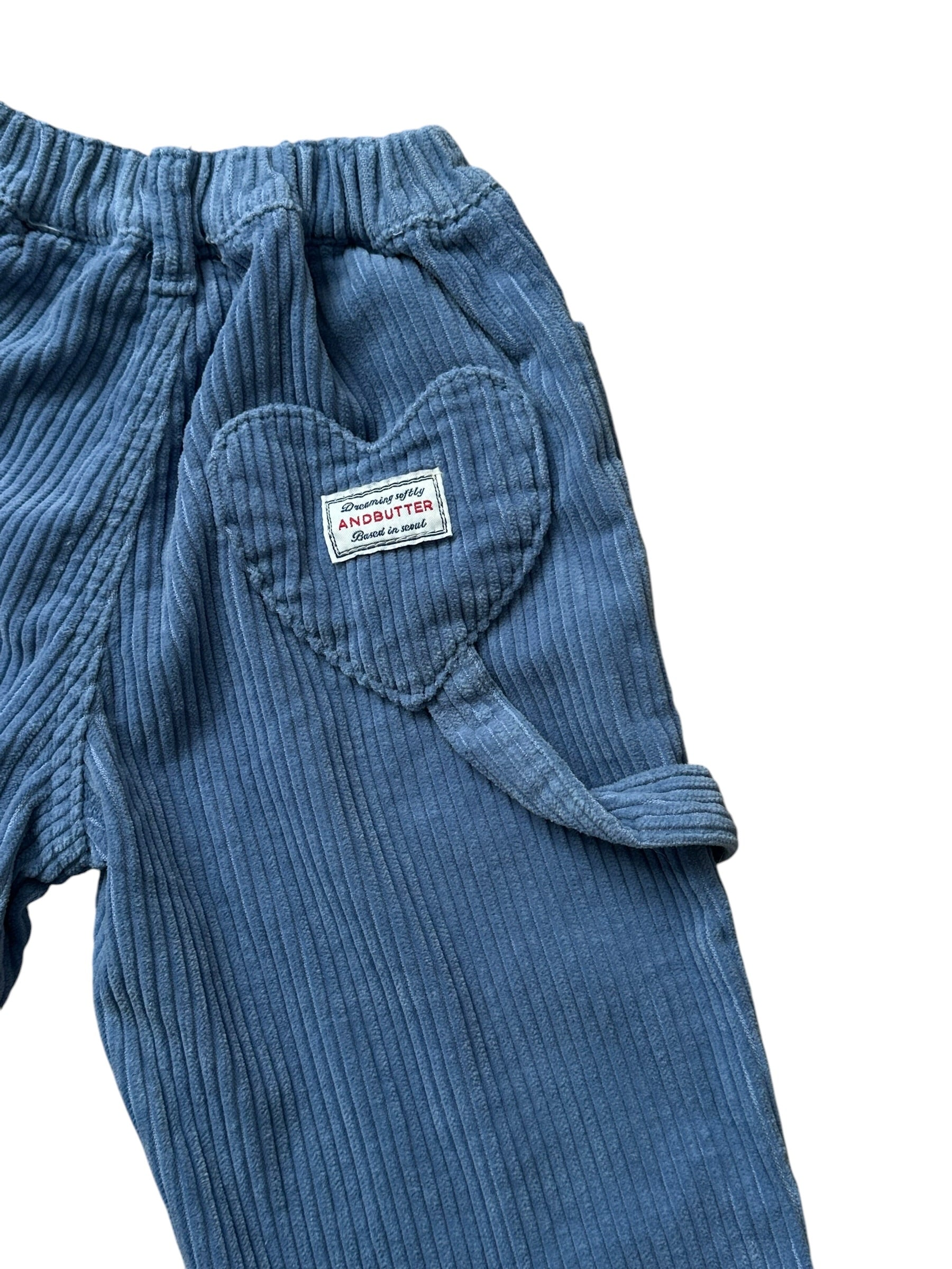 Heart-Pocket Corduroy Pants