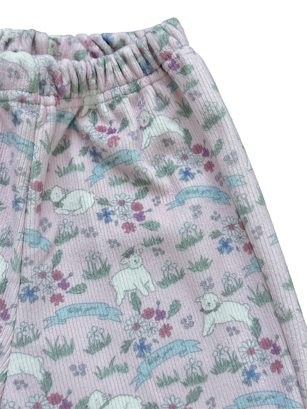 Forest Friends Velour Fleece Pants