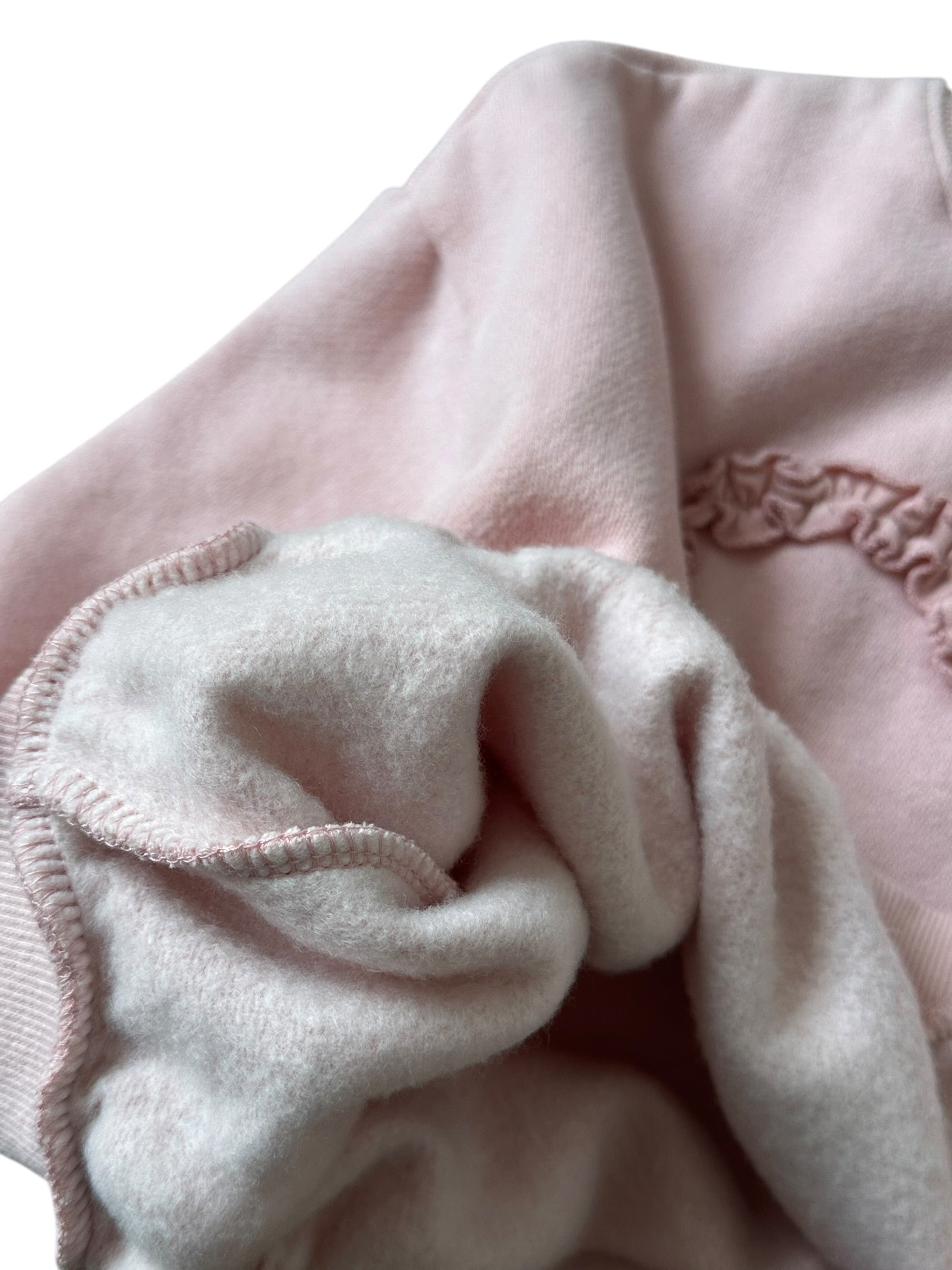 Heart Ruffle Sweatshirt